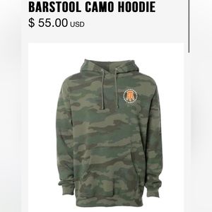 Barstool Sports Camo Hoodie